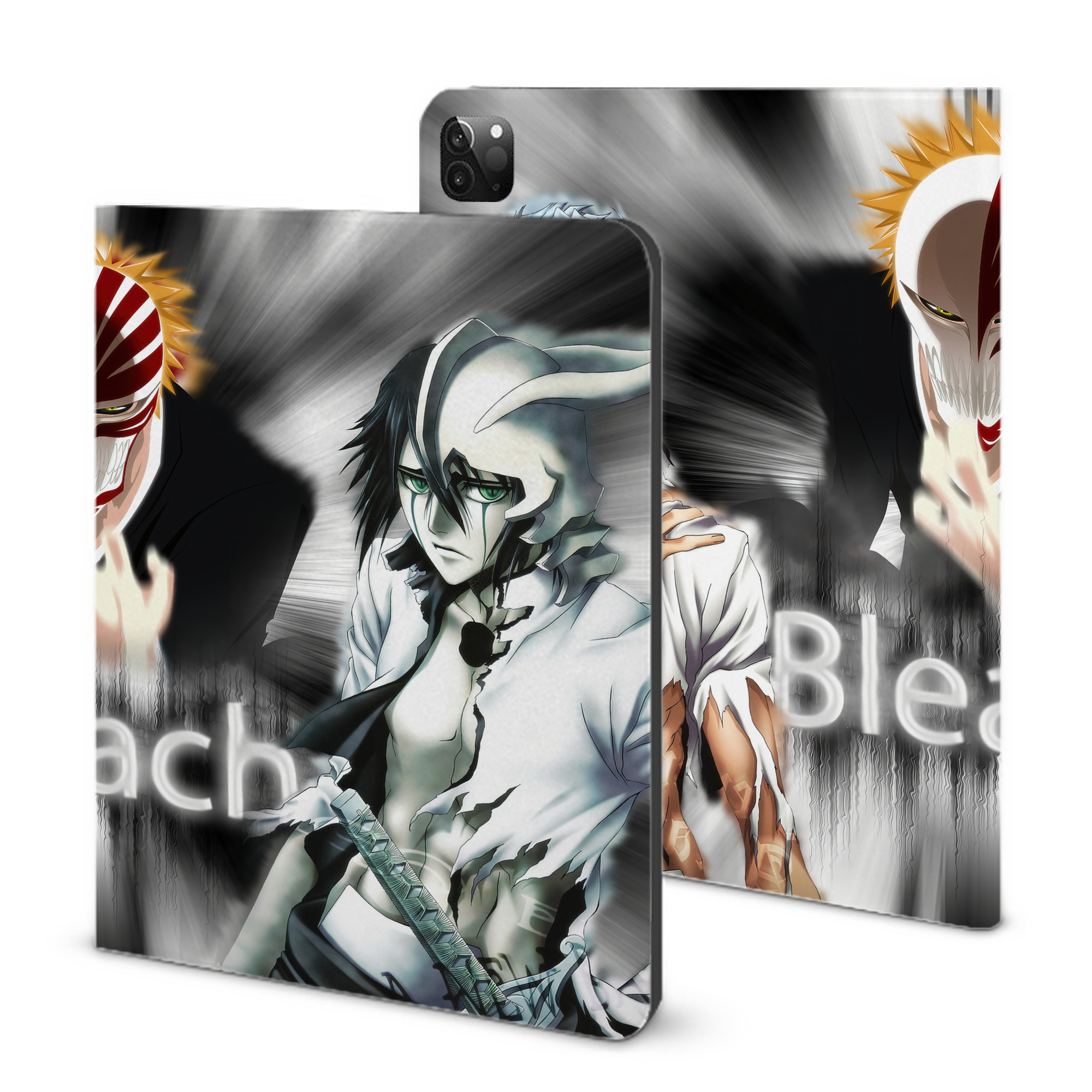 （画像用） ブリーチ BLEACH IPadケース ペンホルダー付き ブックスタイルデザイン